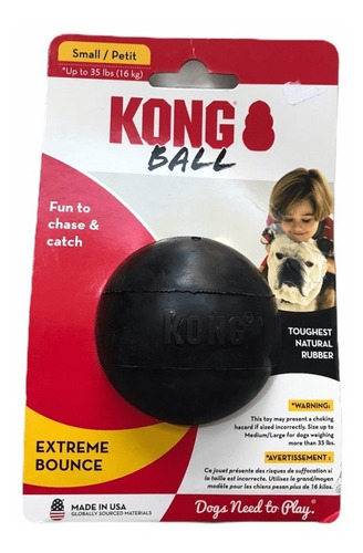 Pelota Kong Ball Small Petit 16 Kg Perros Juguetes Mascotas