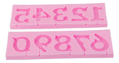 Molde De Silicona Para Decoración De Tartas Con Números Para