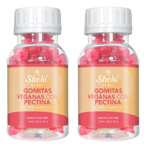 2 Pack Gomitas Veganas Con Pectina Shelo