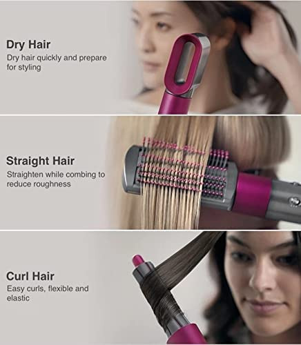 Secador De Pelo 5 En 1 Styler Y Cepillo De Aire Caliente, Ne