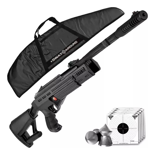 Rifle Nitro Piston Hatsan Airtact Tactico Silenciador Funda