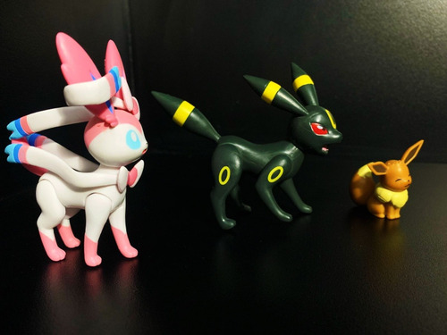 Lote Figuras Pokémon Eevee Sylveon Umbreon