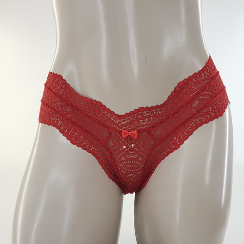 Imagem 5 de 7 de Kit 5 Calcinha Microfibra Tanga Renda Sexy Conforto