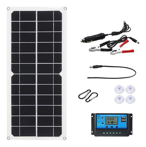 Regulador Del Cargador De Batería Del Panel Solar Dual De