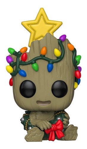 Boneco Funko Pop Marvel Groot Holiday Edição Especial 530