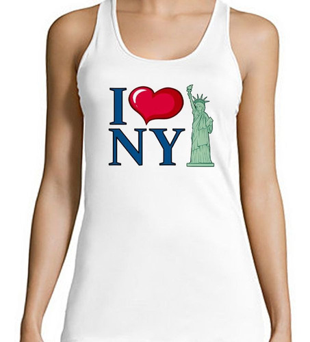 Musculosa Frase I Love New York Yo Amo New York