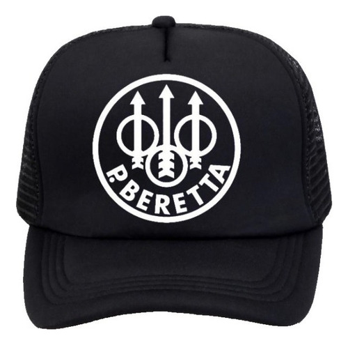 Gorra Trucker Logo Militar De Beretta Gun New Caps