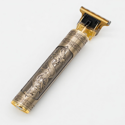 Máquina Cortar Cabelo Dragon Retro Profissional + 4 Pentes