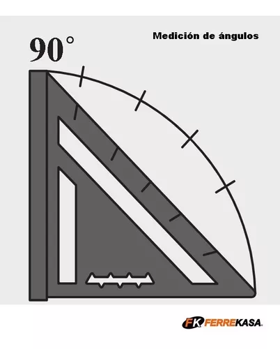 Escuadra Rapida Universal Aluminio 12'' 30cms Truper 15132