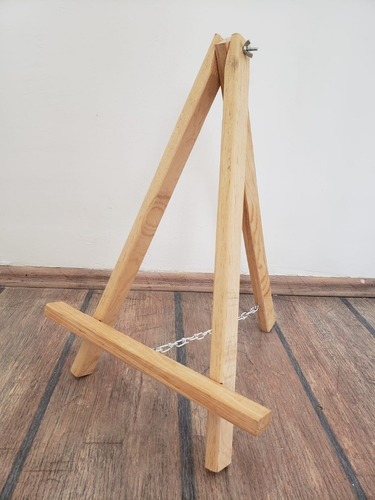 Mini Caballete De Madera Para Niños Pintar Plegable.