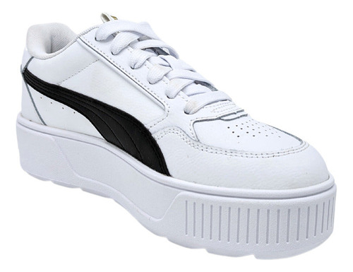 Tenis Puma Karmen Rebelle Jr Blanco-negro 38842002 Juveniles