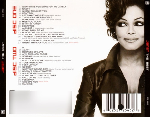 Janet Jackson - The Best 2 Cd