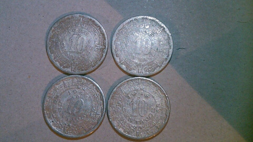 Monedas 10 Centavos Niquel