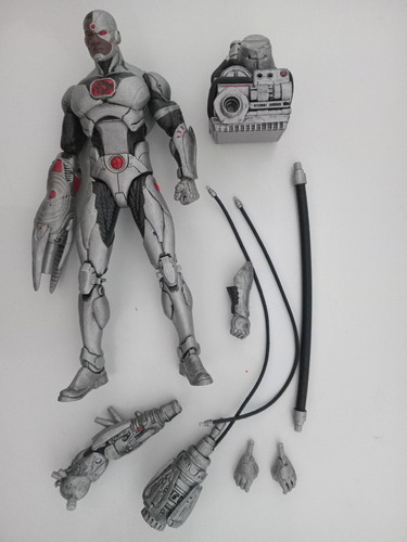 Lote D C Icons 5 Figuras Wonder Woman Cyborg Deathstroke (Usado)