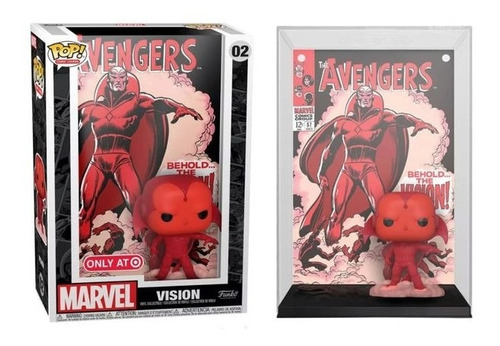 Funko Pop Comic Cover Marvel Avengers Vision Exclusivo 