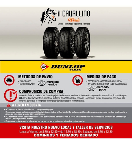 Neumatico Dunlop At3 245 70 R16 Radial A/t 111t Cavallino
