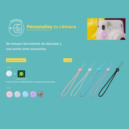 Imagen 9 de 10 de Camara Instantanea Fujifilm Instax Mini 11 Celeste Sky Cuota