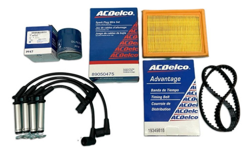 Kit Cables Bujias Filtro Aire Filtro Aceite Chevrolet Chevy 
