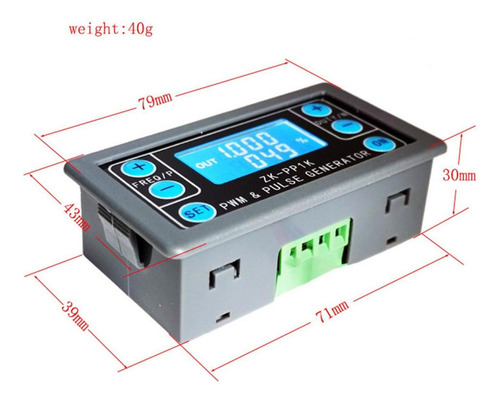 . Generador De Funciones De Frecuencia De Pulso Zk-pp1k Pwm