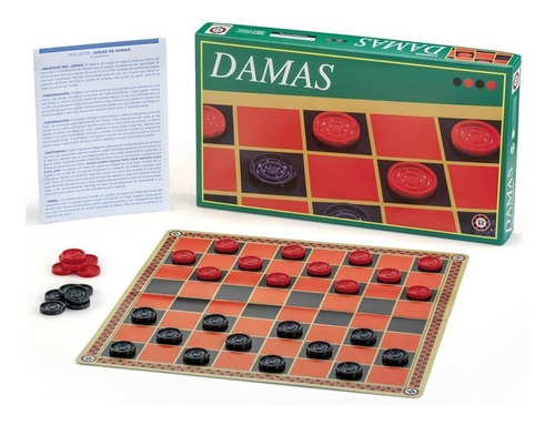 Juego De Mesa Clasico Damas Linea Verde De Ruibal Original