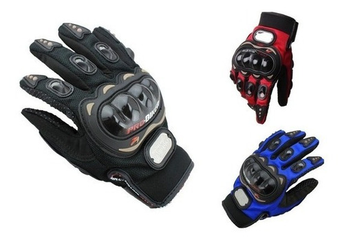 Imagen 1 de 3 de Guantes Completo Para Moto Bicicleta Motorizado 6 Unidades