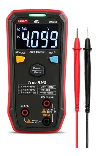 comprar Tester Multimetro Inteligente Con Capacimetro Uni-t Ut123d