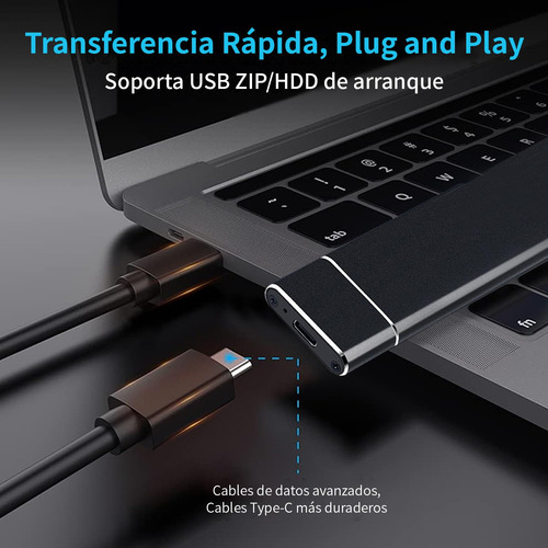 Disco Rígido Externo Ssd De 4 Tb Com Usb 3.0, Ultrafino, Grande Capacidade, Armazenamento De Dados De Alta Velocidade, Compatível Com Laptop, Mac E Pc