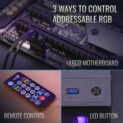 Imagen 2 de 5 de Kit De 3 Fans Aerocool Mirage 12 Pro Argb Controladora Pcreg