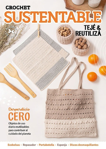 Revista Crochet Ecológico Objetos De Uso Diario Reutilizable