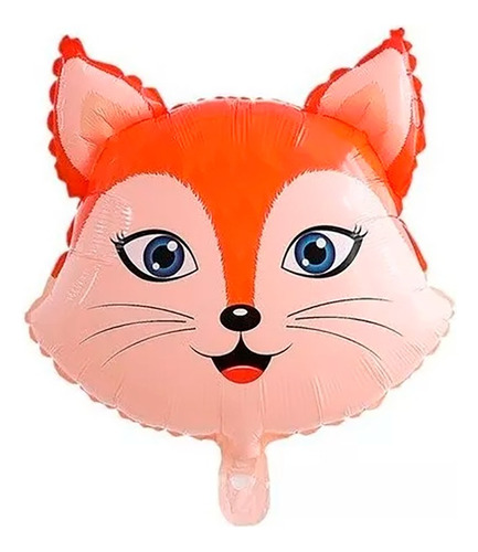 Globo Zorro, Zorrito Metalizado - 30 Cm