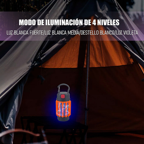 Lampara Mata Insectos Lampara Campíng Mata Mosquitos Lampara