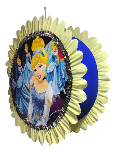 Piñata De Tambor Cenicienta Fiesta Infantil Niña Niño Decora