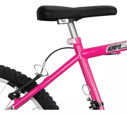 Bicicleta Aro 26 Ultra Bikes Feminina Bicolor 18 Marchas Freios V-Brake