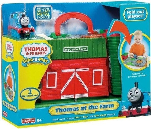 Imagen 2 de 2 de Tren Y Casa Portátil De Thomas Steam Fisher Price
