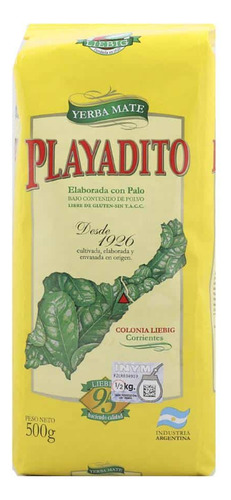 Pack X 6 Yerba Mate Playadito X 500 Grs