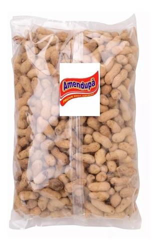 Pacote Fardo Amendoim Torrado Com Casca - 1,01 Kg - Amendupã
