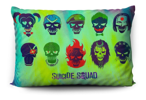 Imagen 2 de 5 de Funda De Almohada Harley Quinn 70x45cm Vudú Love