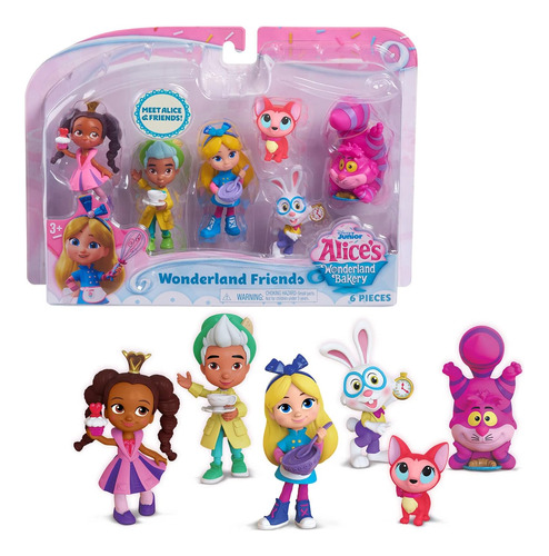 Just Jugar - Juego De 6 Figuras De Disney Junior Alices Wond