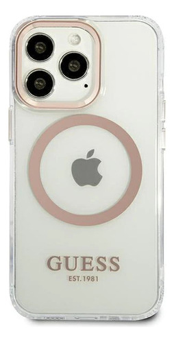 Funda Guess Para iPhone 15 Pro Max Magsafe Oro