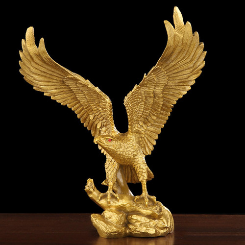 Adorno De Escritorio Coleccionable De Estatua De Águila