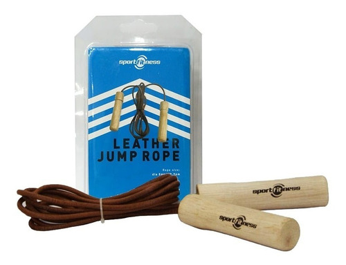 Lazo Para Saltar En Cuero Sport Fitness Balinera Jump Rope 