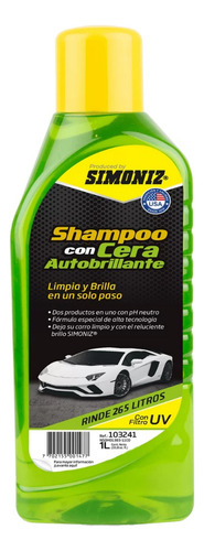 Shampoo Con Cera Autobrillante Simoniz 600ml