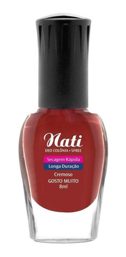Imagem 2 de 2 de Esmalte Nati 5free - Gosto Muito - 8 Ml - Kit Com 6 Frascos