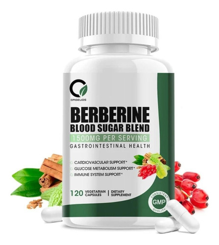 Berberina 1.500 Mg. Vitamina D3 5.000 Ui 120 Cápsulas