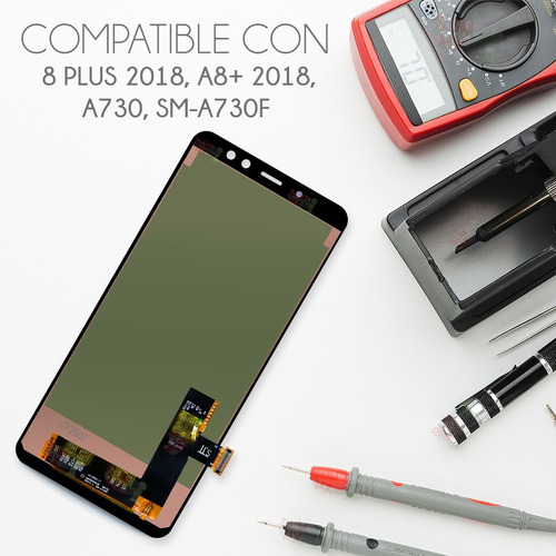 Sjpm Pantalla Completa Lcd Y Touch A8 Plus 2018 A730