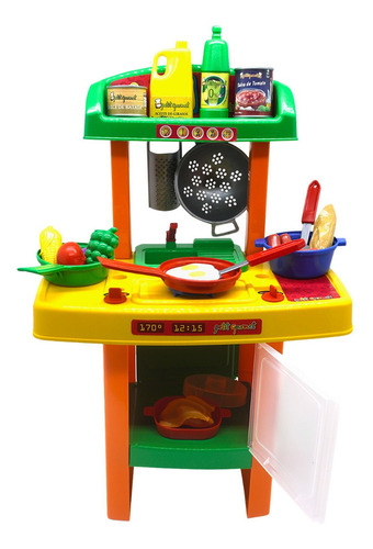 Juego De Cocinitas Infantiles  Petit Gourmet Color Multicolo