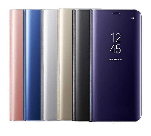 Funda Cover Clear View Samsung A8 S8 S8+ S9 S9 Plus+vidrio