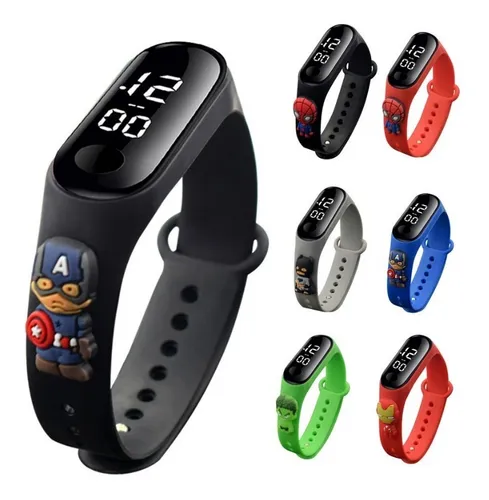 Reloj Táctil Led Pulsera Digital Silicona Para Niños Y Niñas