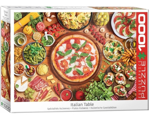 Puzzle 1000 Piezas Italian Table - Eurographics  