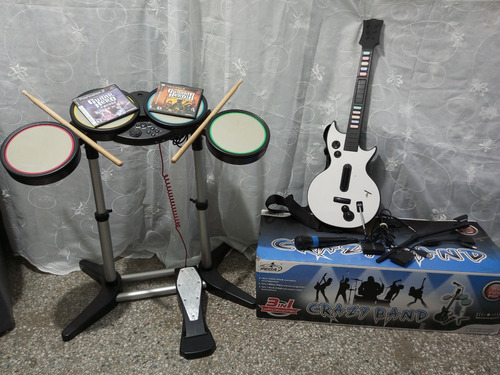 Juego De 3 Instrumentos Para Playstation - Crazy Band